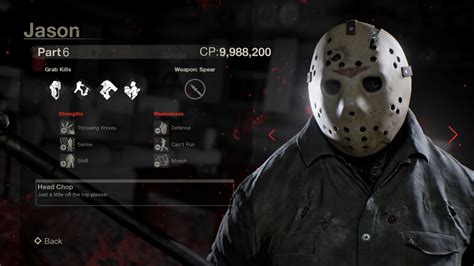 'Friday the 13th' Game Jason Stat Screens Revealed