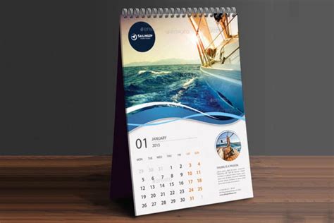 Download This Free Table Calendar PSD Mockup - Designhooks