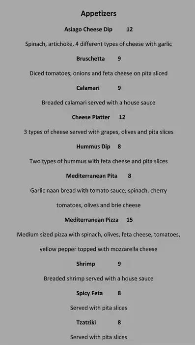 The Lemon Tree Menu, Menu for The Lemon Tree, St Catharines, St Catharines - Urbanspoon/Zomato