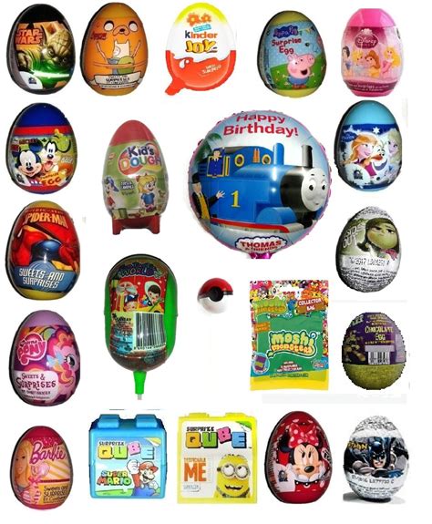 Buy Surprise Eggs and Toys x 20 Assortment including Frozen, Princesses, Peppa Pig, PJ s, Play ...