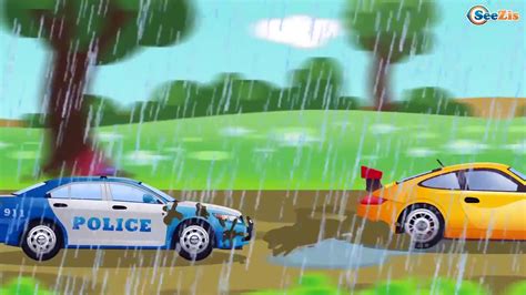 Police Car Cartoon For Kids Educational Songs For Children, 55% OFF