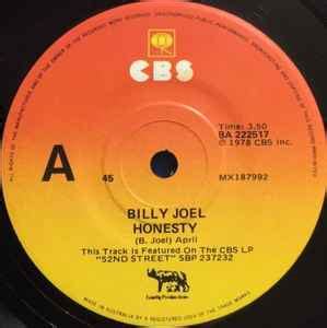 Billy Joel - Honesty (1978, Vinyl) | Discogs