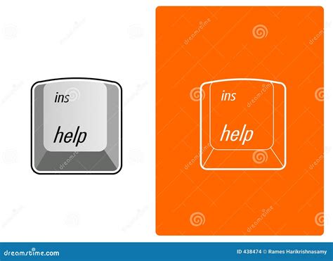 Vector - Help Button stock illustration. Illustration of help - 438474