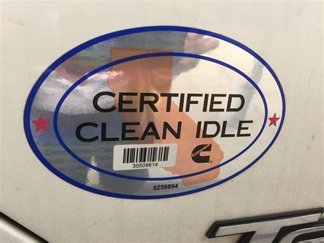 Calif's Certified Clean Idle Diesel Truck sticker | A truck … | Flickr