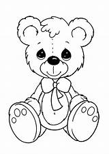 Teddy Bear Coloring Pages sketch template