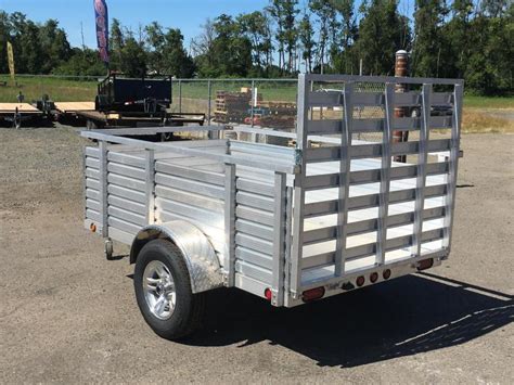 5X8 Aluminum Utility Trailer With 30" Sides And Drop Gate 3K | Near Me ...