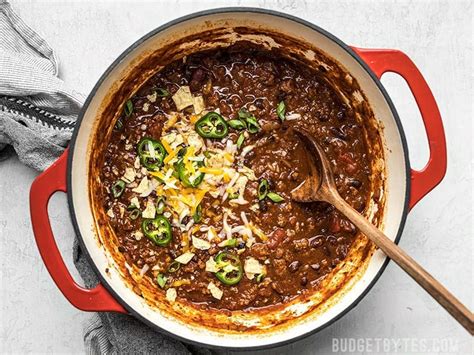 Easy Classic Homemade Chili Recipe - Budget Bytes