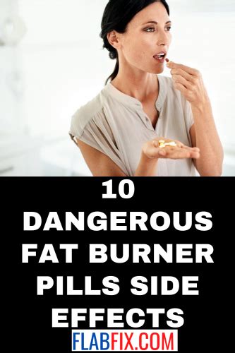 10 Dangerous Fat Burner Pills Side Effects - Flab Fix