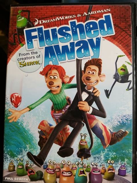 Flushed Away (DVD, 2007, Full Frame) DreamWorks animation | eBay