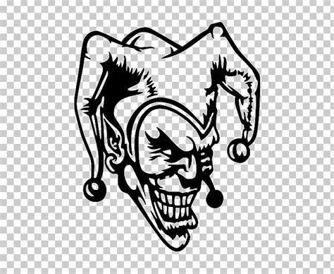 The Joker Clipart Black And White - Jelitaf