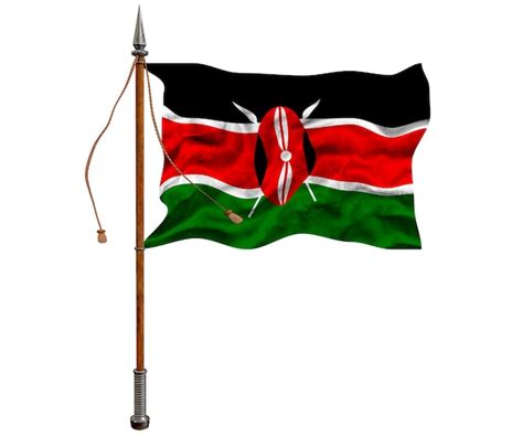 Premium Photo | National flag of Kenya Background with flag of Kenya