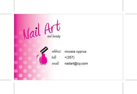 natasha essentials: Business Card Design - Nail Art and Beauty