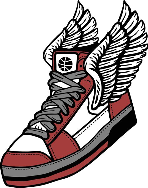 Flying shoes "Contemporary Style" t-shirt - TenStickers