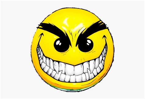 Smiley Halloween Png Photos - Scary Smiley Face, Transparent Png - kindpng