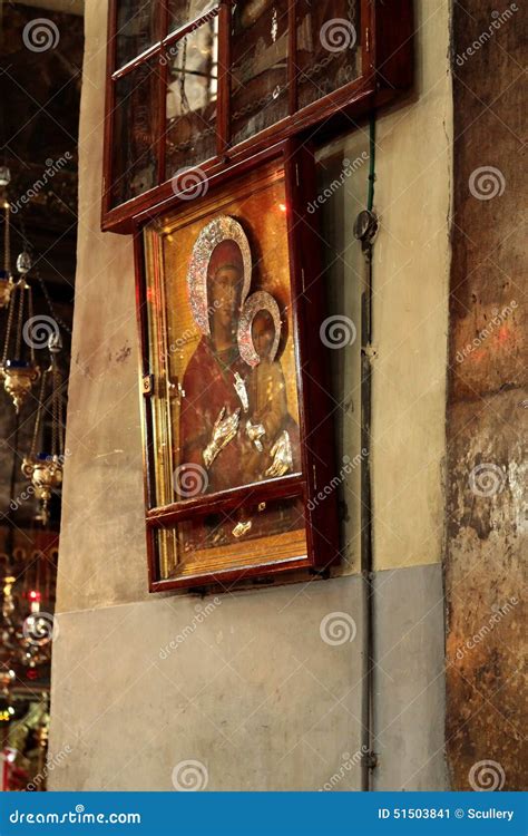 Holy Church of the Nativity Bethlehem Israel Stock Image - Image of ...