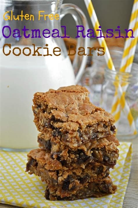 Oatmeal Raisin Cookie Bars (Gluten-Free) | Good Life Eats