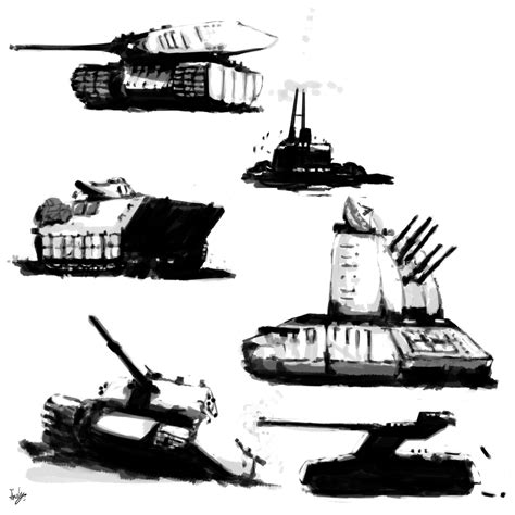 Sherman Tank Sketch at PaintingValley.com | Explore collection of ...