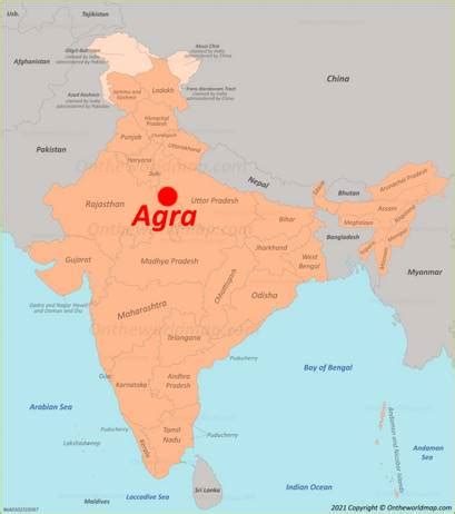 Agra Map | India | Discover Agra with Detailed Maps