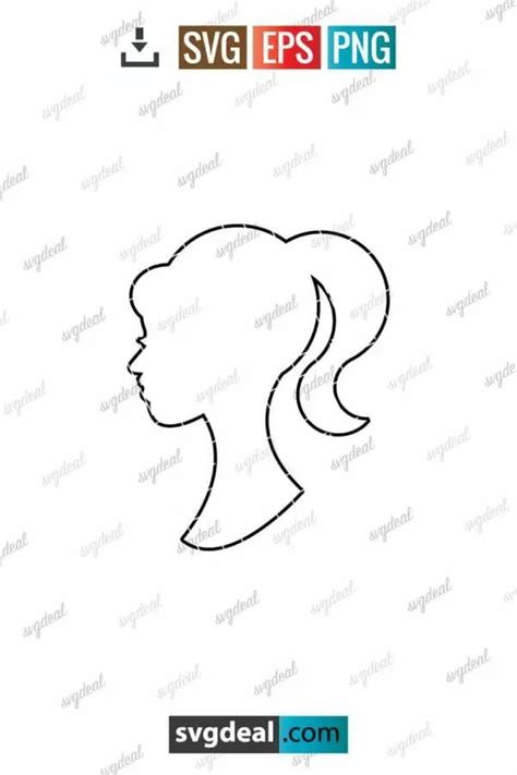 Barbie Head Outline | Free barbie, Barbie, Outline