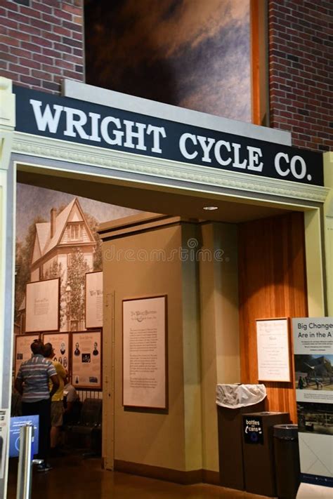 Wright Brothers Exhibit at Smithsonian National Air and Space Museum in Washington DC Editorial ...