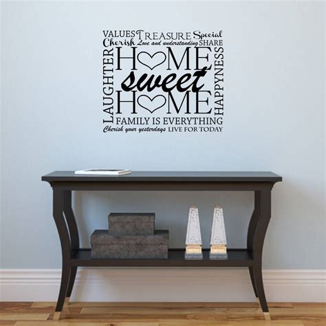 home word cloud wall sticker by mirrorin | notonthehighstreet.com