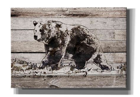 Epic Graffiti 'Black Bear 1' by Irena Orlov, Canvas Wall Art, 26"x18" - Walmart.com - Walmart.com