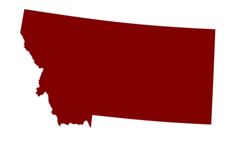 Montana State Outline - ClipArt Best