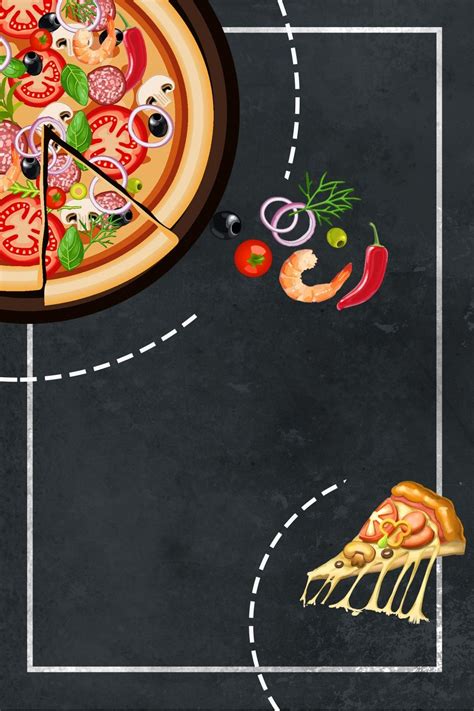 Black Pizza Cool Background | Pizza background, Pizza menu, Pizza wallpaper