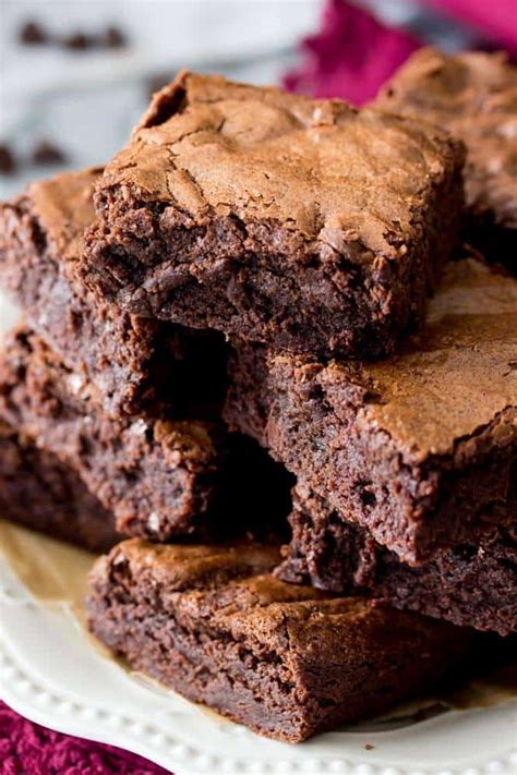 The Best Brownie Recipe - Sugar Spun Run