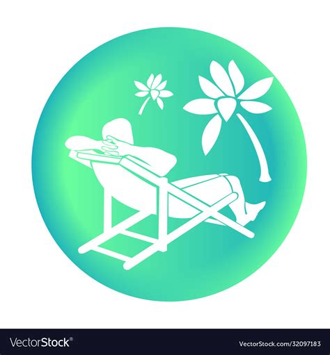 Recreation icon from sea set Royalty Free Vector Image