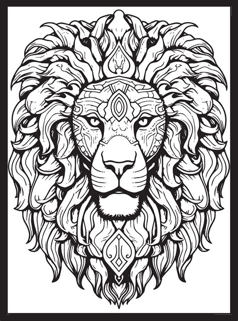 Animals Mandala Adult Coloring Pages 25867541 Vector Art at Vecteezy