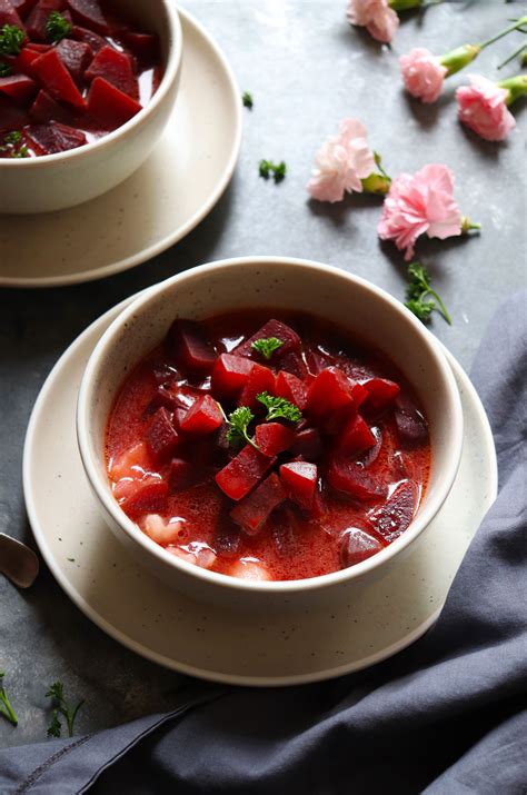 Zupa Buraczkowa -Polish Beetroot soup | Soulful And Healthy