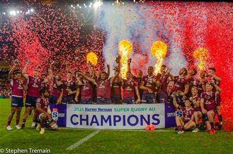 Queensland Reds are 2021 Super Rugby AU Champions - Green and Gold Rugby