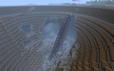 Large Open Pit Mine (Now with Ore!) Minecraft Project | Open pit ...