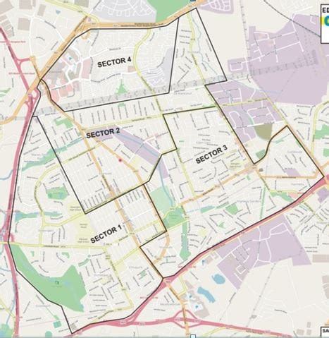 Sector Map of Edenvale - Edenvale Community Police Forum