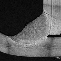 Sectional views around weld toe after fatigue tests | Download ...