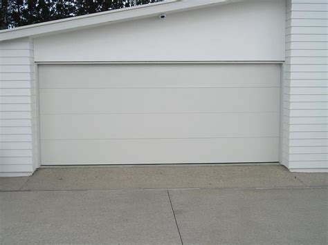 The Most Amazing along with Beautiful Flat Panel Wood Garage Door with regard to Property ...