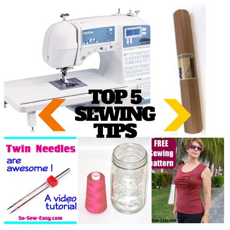 Sewing Tips: Top 5 Favorite Sewing Tips