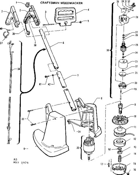 Craftsman weed wacker parts diagram