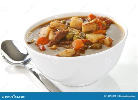 Beef soup stock photo. Image of soup, lunch, nutritious - 18110832