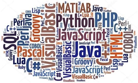 Word cloud programming languages or IT related — Stock Photo © Mattz90 #43853639