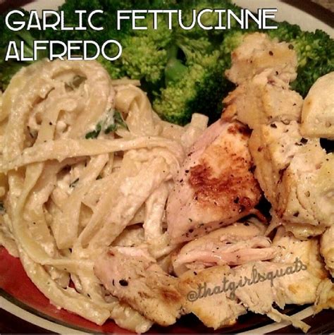 Ripped Recipes - Low Fat Garlic Chicken Alfredo