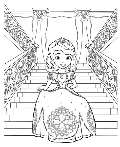 Sofia the First coloring pages - 100 Free Coloring Pages