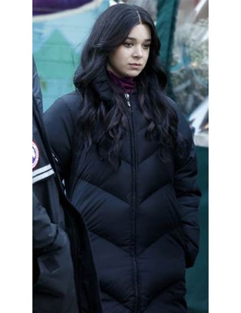 Hailee Steinfeld Hawkeye Puffer Coat | Hollywood Jackets