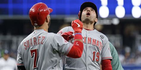 Joey Votto first career leadoff home run