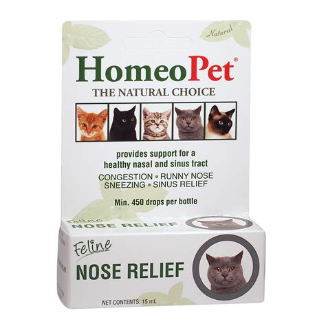 HomeoPet Feline Nose Relief, 15 mL | Petco