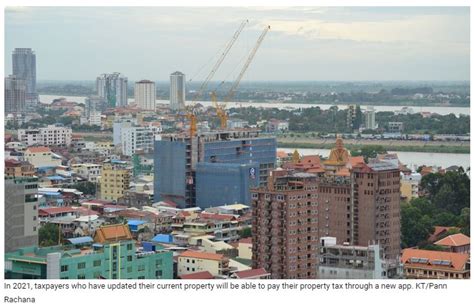 Cambodia: GDT set to launch property tax app – ASEAN Economic Community ...