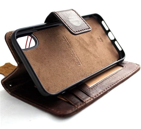 Genuine real leather for apple iPhone XR case cover wallet credit hold – DAVISCASE