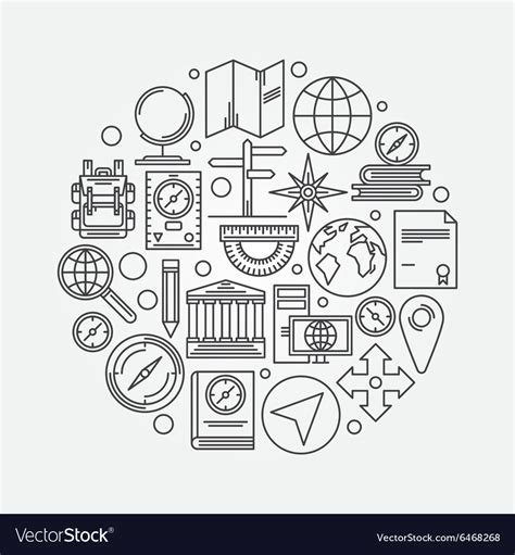 Geography Royalty Free Vector Image - VectorStock