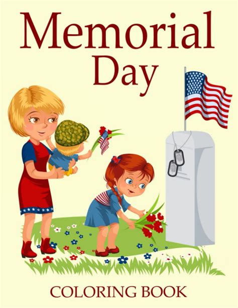 Memorial Day Coloring Book: Federal Holiday Colouring Pages to Drawing ...